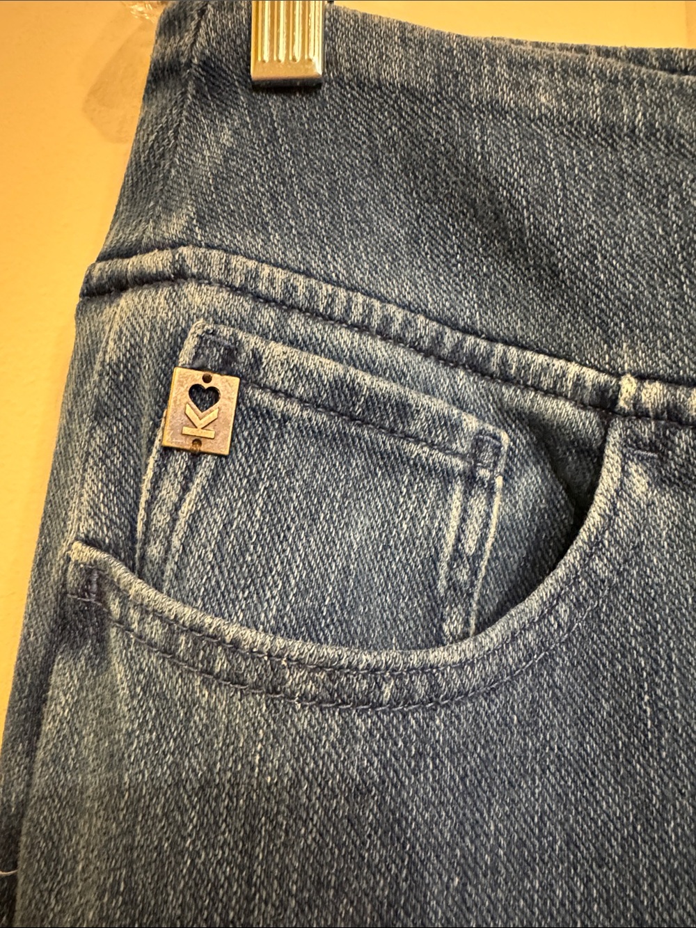 Belle by Kim Gravel Medium Blue Ankle-Length Pull-On Jeans - Picture 2 of 7